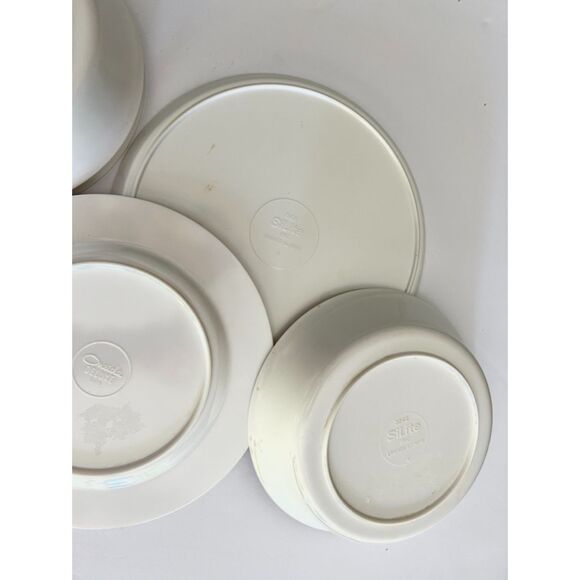 Vintage 60s/ 70s Melamine Peter Rabbit Childrens Plates & Bowls, 6pc - Picture 4 of 4